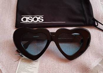 ASOS/ Serca, duże okulary przeciwsłoneczne z Londynu/NOWE
