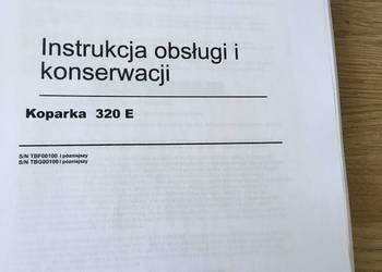 dtr instrukcja obsługi koparka caterpillar 320E i iNNE