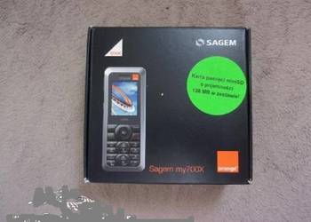 Nowy Sagem my700X 1,3MPX ZOOM Komplet Orange