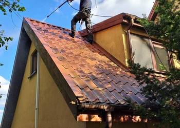 Mycie kostki brukowej dachów elewacji usuwanie graffiti