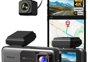 BOTSLAB G980H Wideorejestrator Samochodowy 4K GPS WiFi KameraPrzód+Tył ADAS
