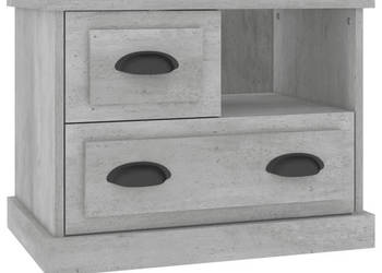 Szafka nocna szarość betonu 60x39x45 cm WM-816364