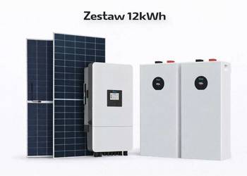 Zestaw budżetowy 12kWh LV (panele, inwerter 3 fazy, magazyn 32 kWh)