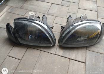 Fiat Seicento reflektory lampy kierunkowskazy dymione czarne kpl