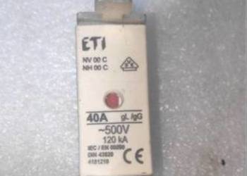Bezpieczniki  WT-00C/NH00C  40 A