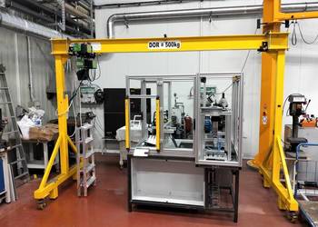 Wciągarka bramowa, suwnica warsztatowa 500 kg - wciągnik elektryczny