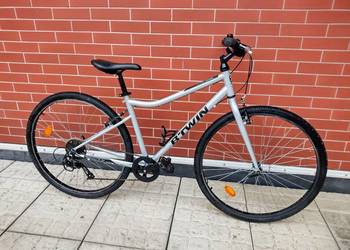 rower górski B'Twin Riverside 120, koła 28", przerzutki, zadbany +amortyzat