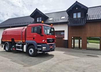 MAN TGS 18.320 Zamiatarka Bucher Optifant 70 2 Silniki Szczotki L/R Karcher