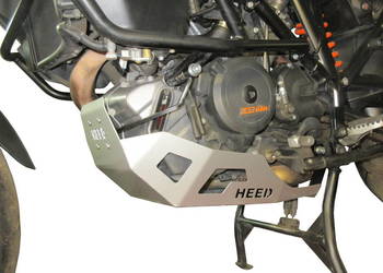Osłona silnika KTM 1290 Super Adv 15-16 / Super Adv S 17-20 - srebrna stal