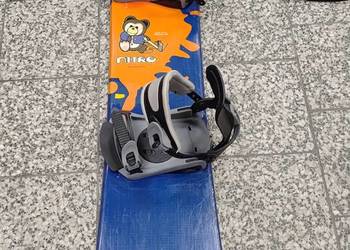 Deska snowboardowa NITRO 150 cm + wiązania RACE