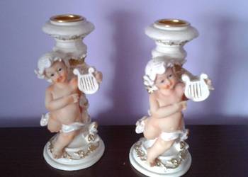 Świecznik ozdobny aniołek 15 cm 2 szt