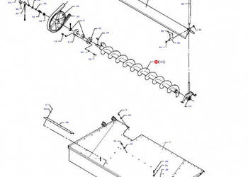 Massey Fergusson MF 30 - ślimak rozładunku D28884048