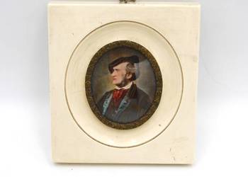 Miniatura na kości z portretem Richarda Wagnera
