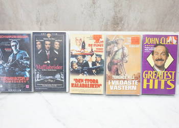 Kasety DVD z filmami 5 szt Polecam