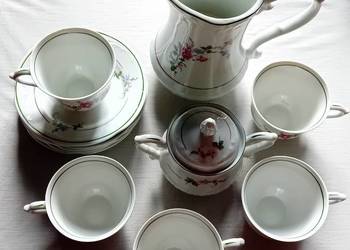 Serwis porcelanowy Rapsodia, Włocławek. Brak dzbanka.
