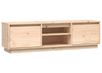 Szafka pod telewizor 140x35x40 cm lite drewno sosnowe WM-814314
