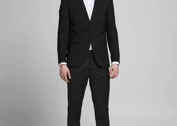 54 JACK&JONES Garnitur super slim czarny