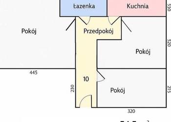 Mieszkanie 3 pokojowe 54,5 m2 PARTER Włodawa ul. Kotlarska 4