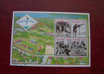 Wyspy Aland 1991 MNH Sport