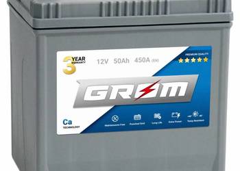 Akumulator 50Ah 450A  GROM Premium Japan