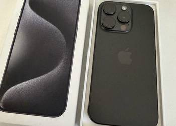 iPhone 15 pro 128 GB titanium black