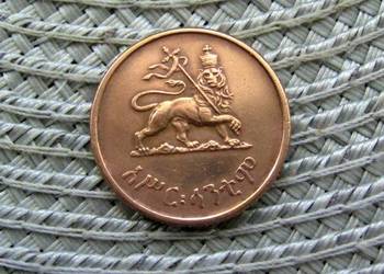 Etiopia 10 Cent 1944r