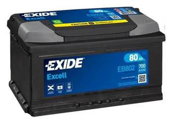Akumulator 80Ah 700A Exide Excell EB802 EN PRAWY PLUS