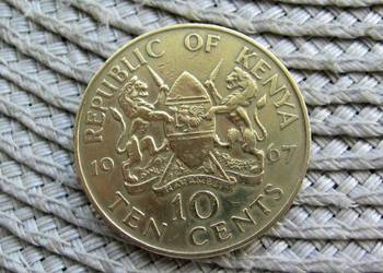 Kenia 10 Cent 1967r