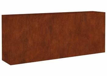 vidaXL Podwyższona donica, 200x40x80 cm, stal kortenowska(SKU:824527)