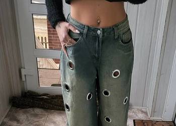 Spodnie z szerokimi nogawkami