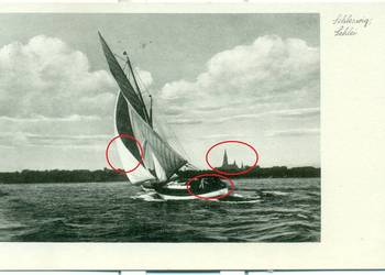 Schleswig Schlei Postkarte 29.11.1939