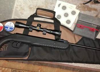 Wiatrówka Hammerli cały zestaw luneta śruty tarcze pokrowiec