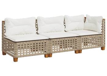 vidaXL Sofa ogrodowa z poduszkami(SKU:365943)