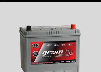 Akumulator GROM EFB START&STOP 68Ah 730A Japan Prawy Plus