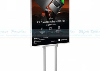 Stojak na plakat reklamowy B1 jednostronny aluminiowy