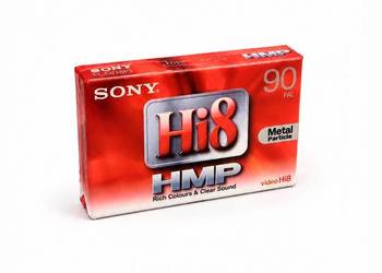 Nowa Kaseta Wideo SONY Hi8 HMP 90 PAL (P5-90HMP) – Fabrycznie Foliowana!
