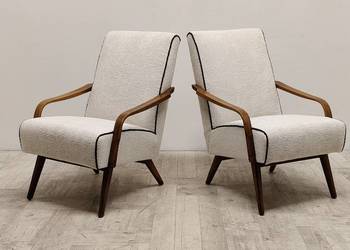 fotel fotele PRL  fabryka Ton Czechosłowacja lata 70-te design vintage
