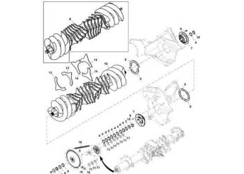 John Deere 960 - Koło zębate łańcucha CC131459 (Podbieracz)