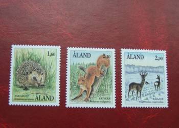 Wyspy Alandzkie 1991 MNH Mi. 44/46 Fauna Zwierzęta  a