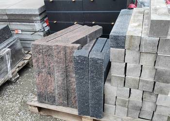 PALISADY ŁUPANE 56 cm palisada obrzeże krawężnik kostka brukowa brukarstwo