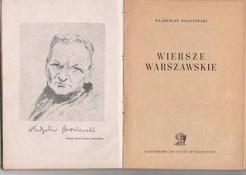 (7139) WIERSZE WARSZAWSKIE – WŁADYSŁAW BRONIEWSKI