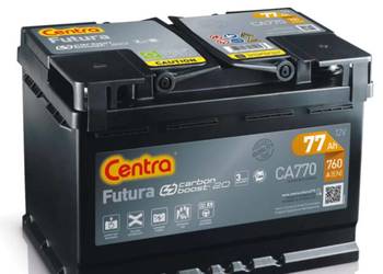 Akumulator 77Ah 760A Centra FUTURA PRAWY PLUS