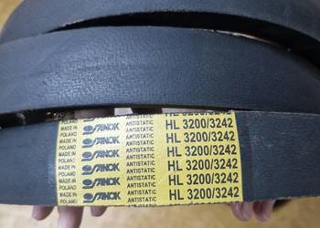 PASEK PAS JEZDNY BIZON Z056, Z058 HL-3200 STOMIL SOLID ŻÓŁTY POLSKI