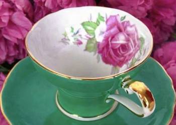 AYNSLEY*antyczna filiżanka do herbaty*porcelana kostna*lata 30-te