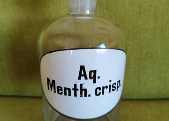 Butelka apteczna Aq. Menth. crisp.