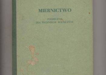 Miernictwo  Podręcznik dla techników rolniczych