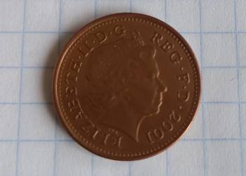 1 PENS ( ONE PENNY ) 2001 ROK - WIELKA BRYTANIA