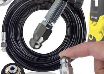 Wąż do Czyszczenia Kanalizacji 40m | Gwint M22, Max 200 Bar