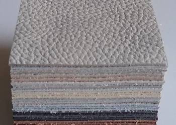 Skóra Kwadrat 8 x 8 cm (30 sztuk) Licowa Włoska Beże Brązy (24)