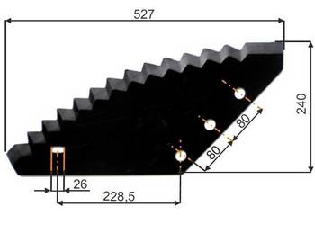 Nóż paszowóz - PROMOCJA! RMH, STRAUTMANN, Metaltech, Metalfach, Khun